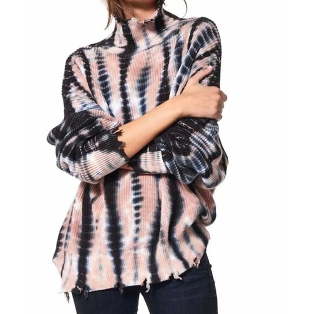 Young Fabulous & Broke Cameron Turtleneck Sweater Apricot Cloud Bamboo Size M/L - Picture 1 of 7